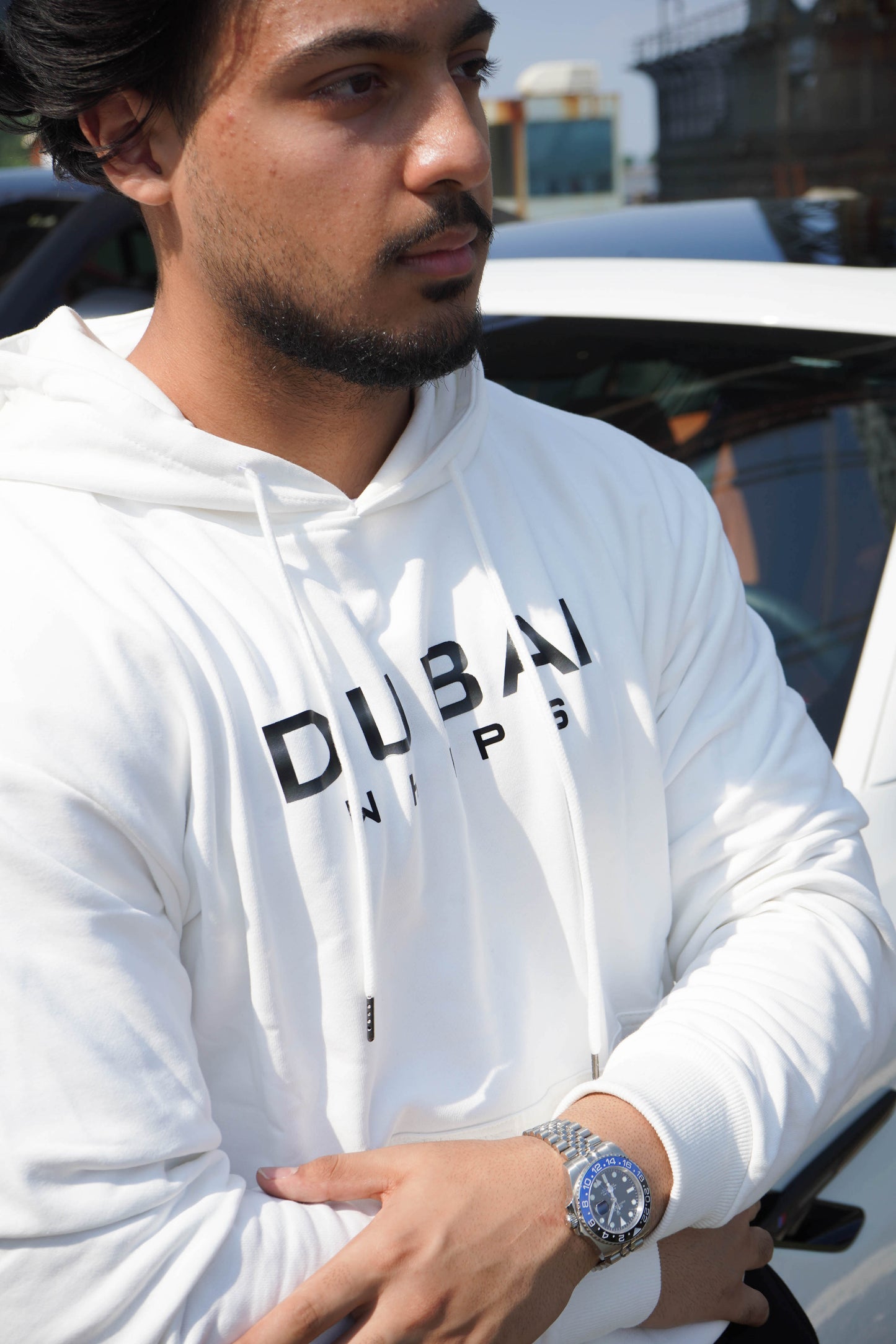 Dubai Whips White Hoodie