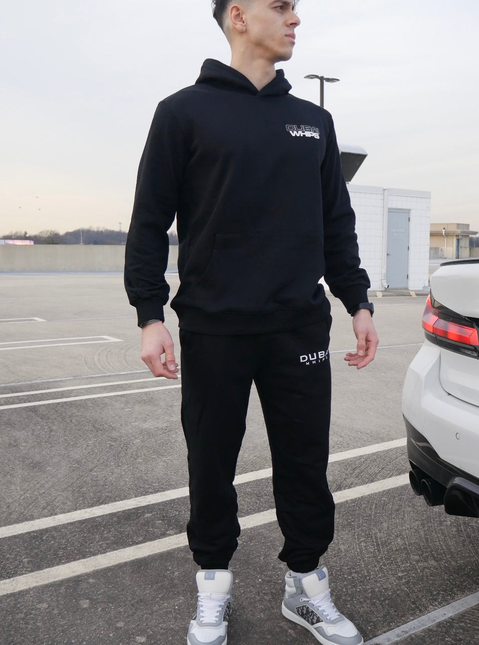 Dubai Whips Over Sized Racing Graphic Hoodie